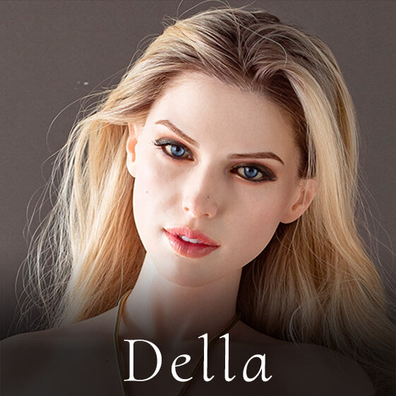 FANREAL Silicone Head Della - realistic silicone doll head
