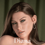 FANREAL Silicone Head Diana - realistic silicone doll head