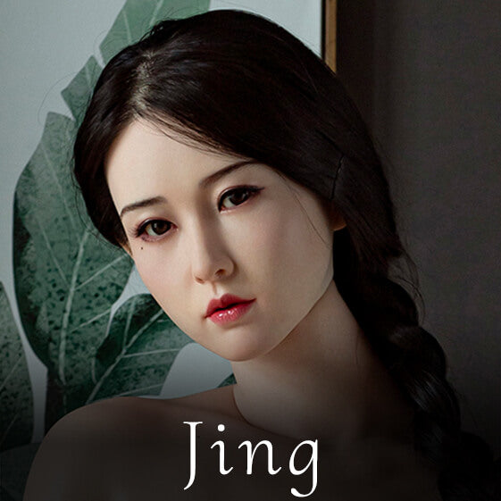 FANREAL Silicone Head Jing - realistic silicone doll head