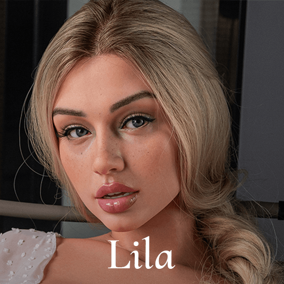 FANREAL Silicone Head Lila - realistic silicone doll head