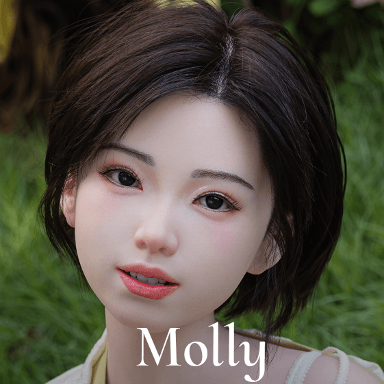 FANREAL Silicone Head Molly - realistic silicone doll head