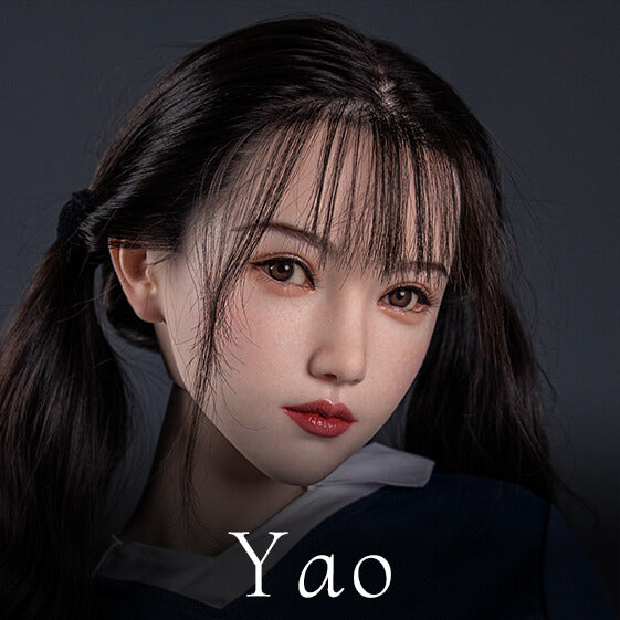FANREAL Silicone Head Yao - realistic silicone doll head