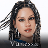 FANREAL Silicone Head Vanessa - realistic silicone doll head